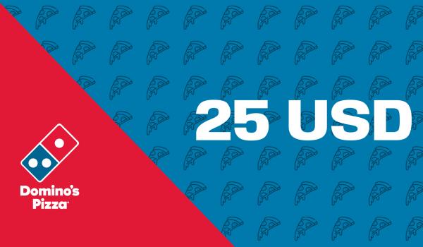 Dominos Pizza Gift Card 25 USD