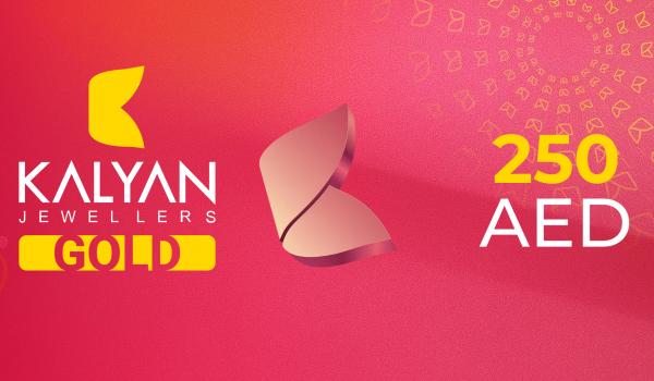 Kalyan Jewellers Gold Gift Card 250 AED