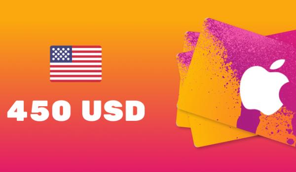Apple iTunes Gift Card 450 USD