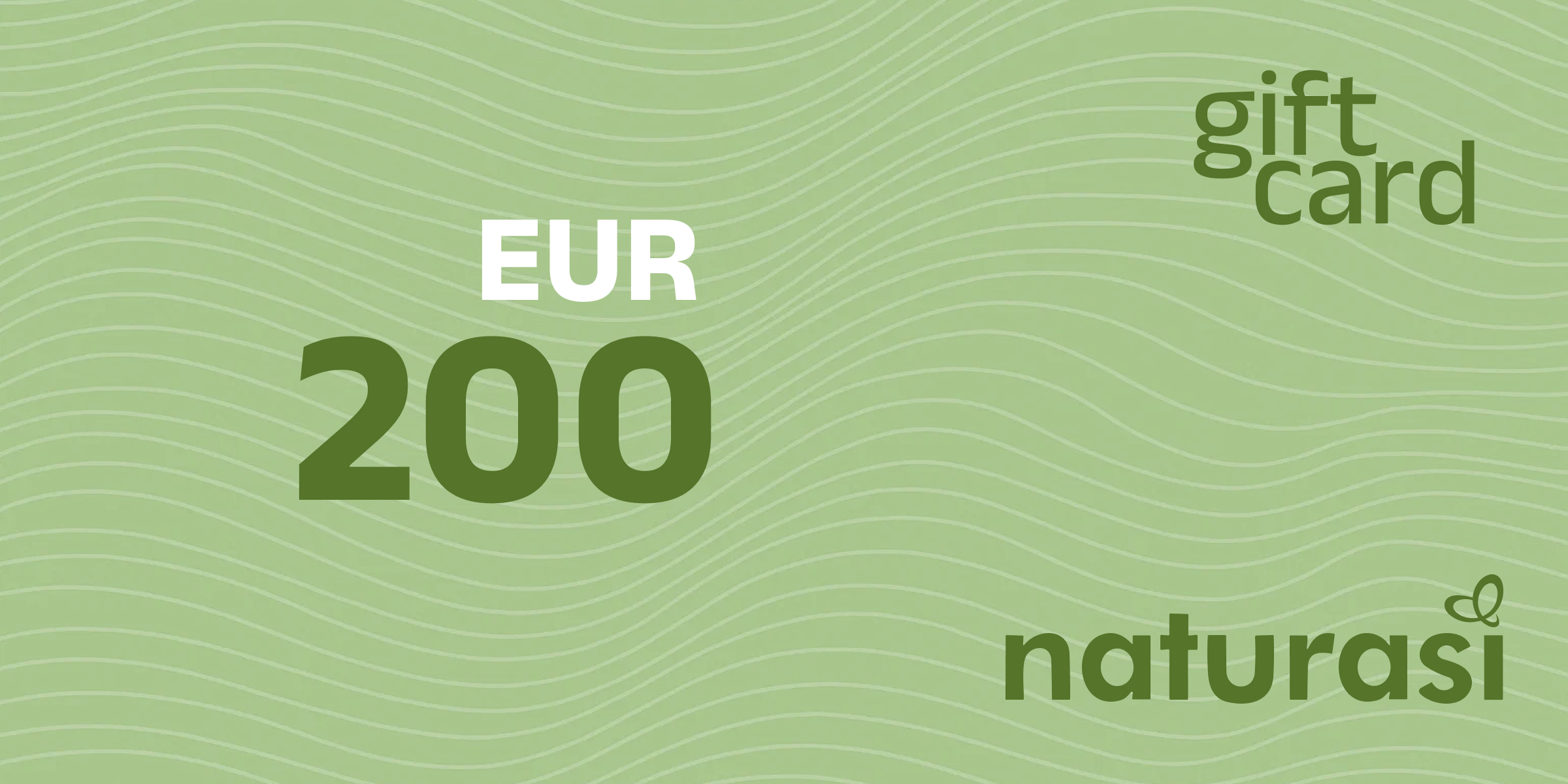 NaturaSi Gift Card 200 EUR