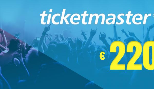 Ticketmaster Gift Card 220 EUR