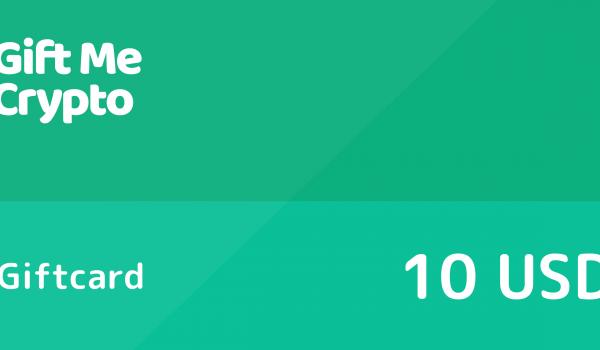 Gift Me Crypto Gift Card 10 USD