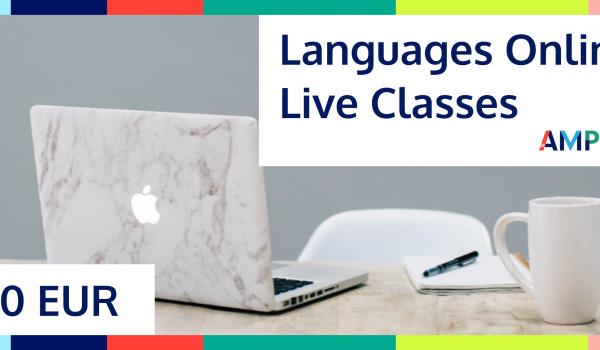 Languages Online Live Classes Gift Card 10 EUR Amphy Key