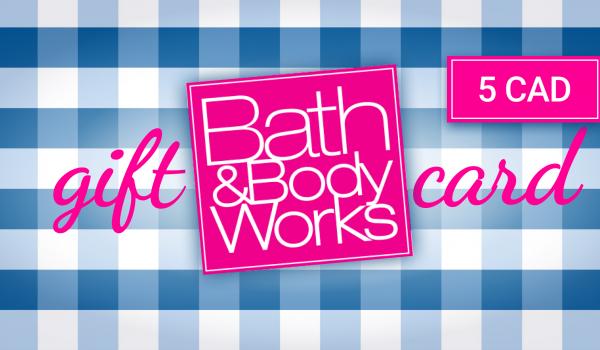 Bath Body Works Gift Card 5 CAD