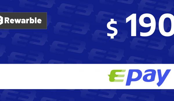 Epay Gift Card 190 USD