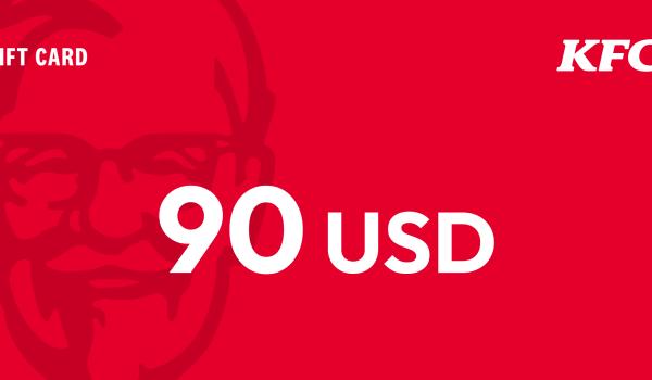 KFC Gift Card 90 USD