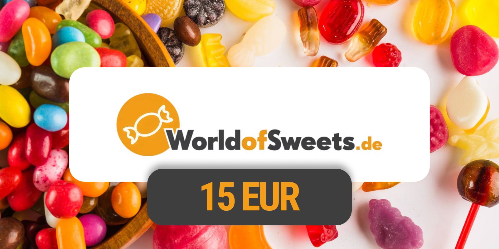 World of Sweets Gift Card 15 EUR