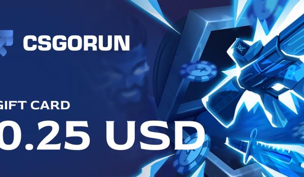 CSGORUN Gift Card 0.25 USD
