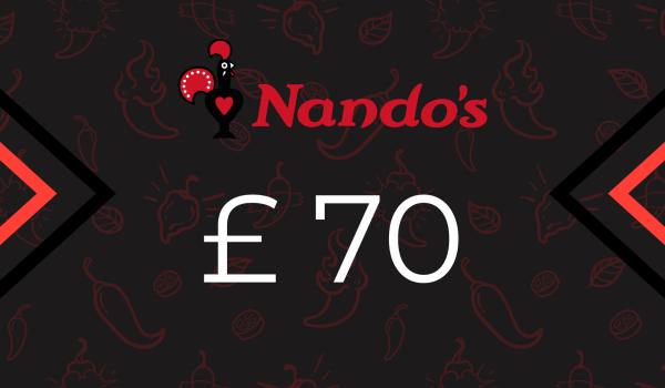 Nandos Gift Card 70 GBP