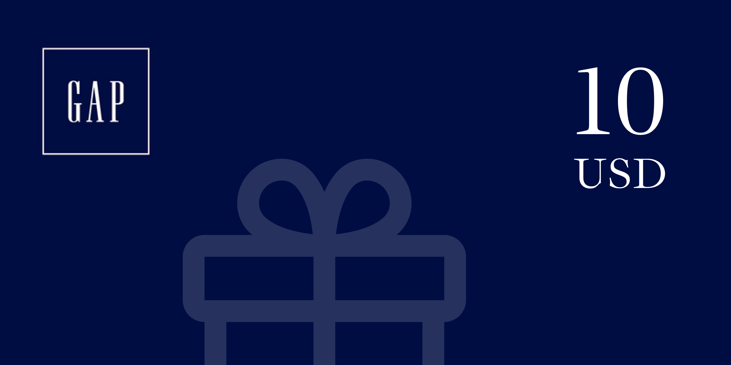 Gap Gift Card 10 USD
