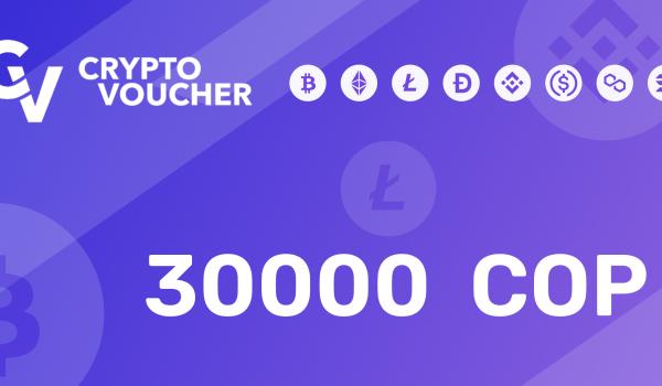 Crypto Voucher Gift Card 30000 COP