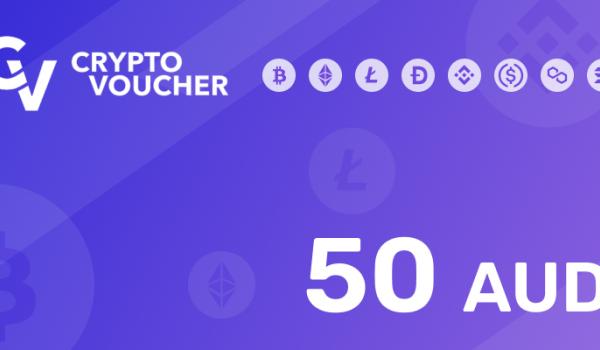 Crypto Voucher Gift Card 50 AUD