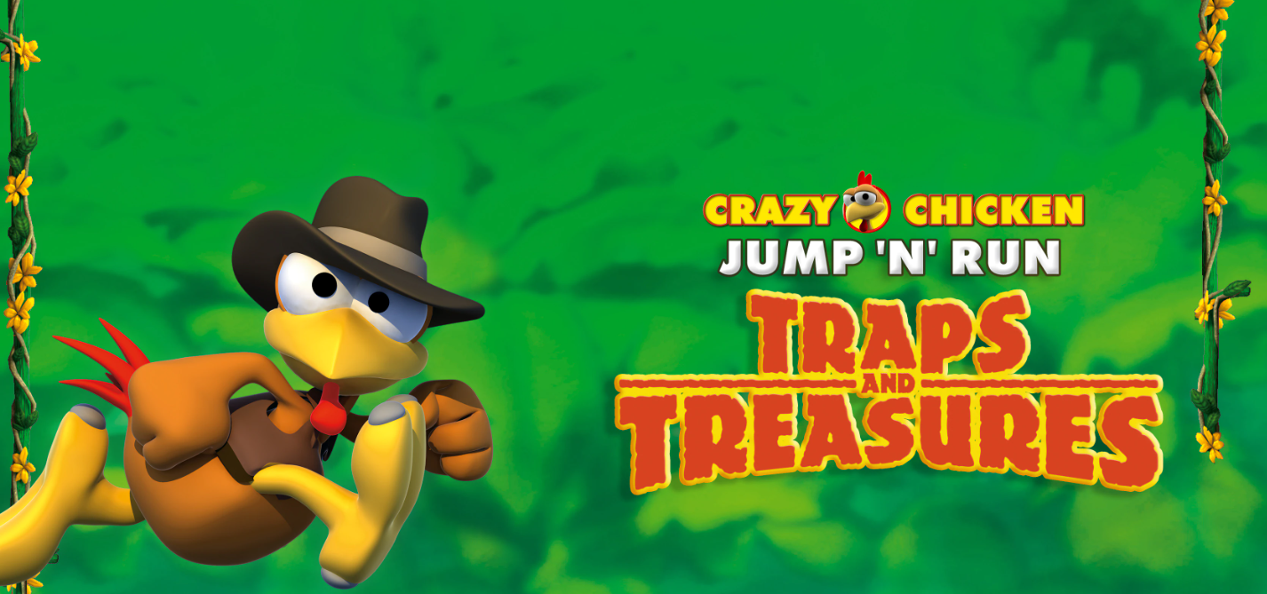 Crazy Chicken Jump n Run Traps and Treasures (PS5)