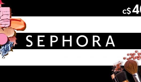 Sephora Gift Card 40 CAD
