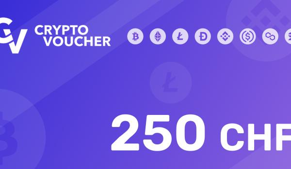 Crypto Voucher Gift Card 250 CHF