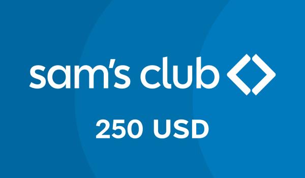 Sams Club Gift Card 250 USD