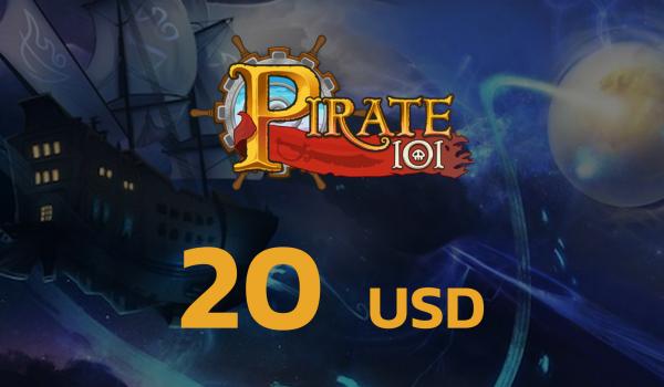 Pirate 101 Gift Card 20 USD
