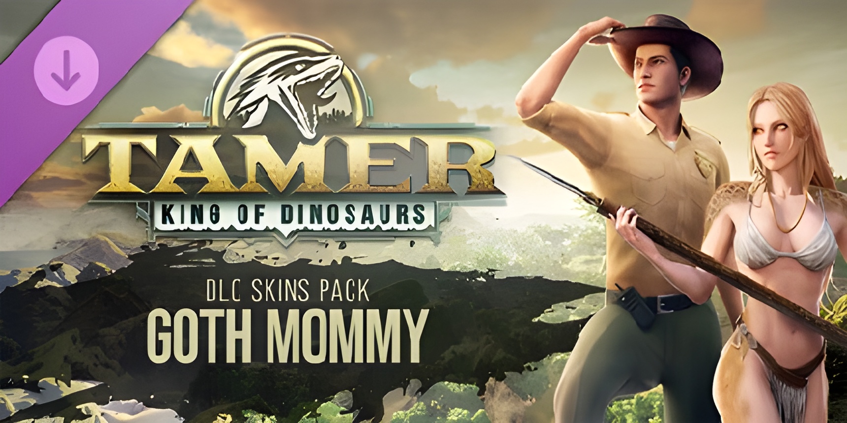 Tamer King of Dinosaurs Goth Mommy Costume Pack (PC)