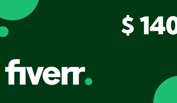 Fiverr Gift Card 140 USD