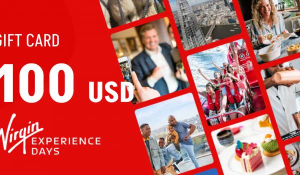 Virgin Experience Days Gift Card 100 USD