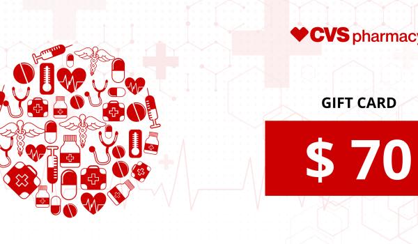 CVS Pharmacy Gift Card 70 USD