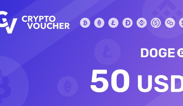 Crypto Voucher Doge 50 USD