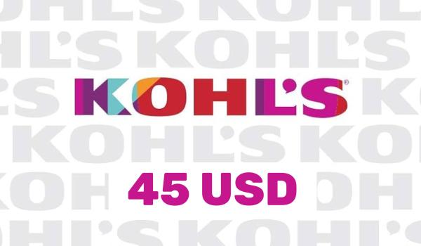 Kohls Gift Card 45 USD