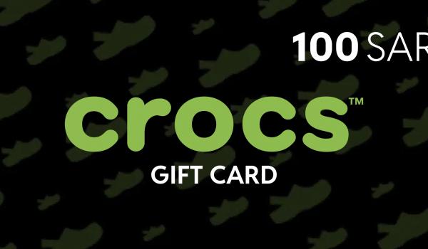 Crocs Gift Card 100 SAR