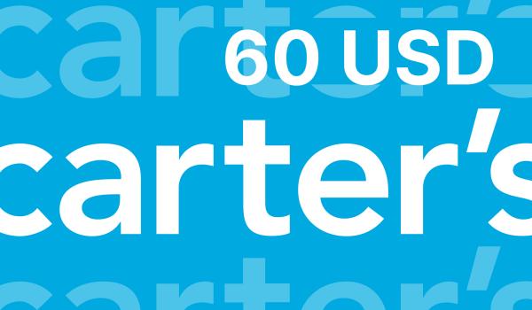 Carters Gift Card 60 USD