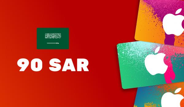 Apple iTunes Gift Card 90 SAR