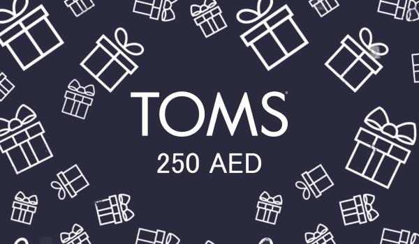 TOMS Gift Card 250 AED