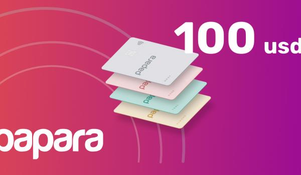 Papara Gift Card 100 USD