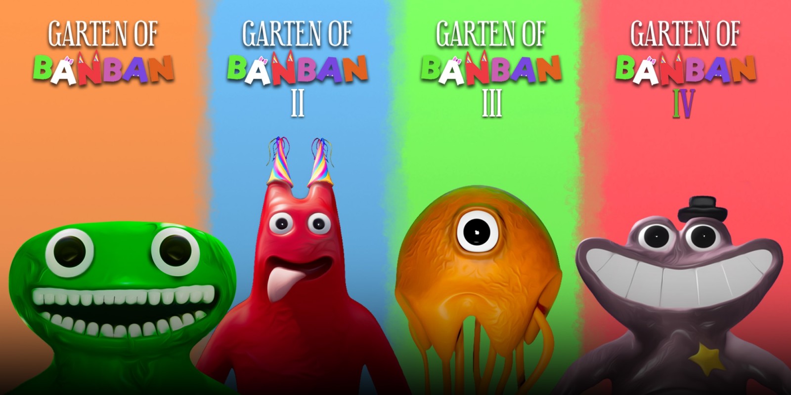 Garten of Banban Bundle 1 plus 2 plus 3 plus 4