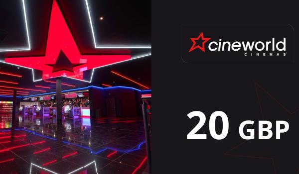 Cineworld Gift Card 20 GBP