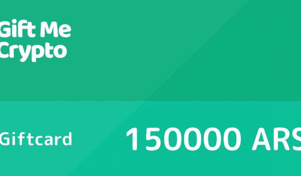 Gift Me Crypto Gift Card 150000 ARS