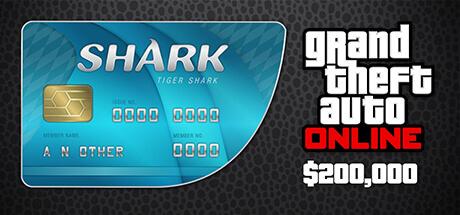 Grand Theft Auto Online Tiger Shark Cash Card 200 000 (Xbox)