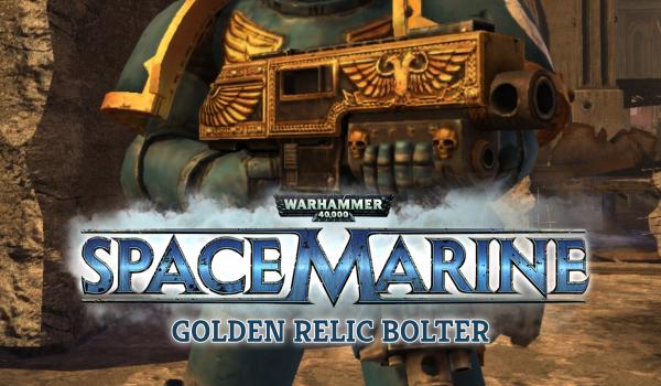 Warhammer 40000 Space Marine Golden Relic Bolter (DLC)