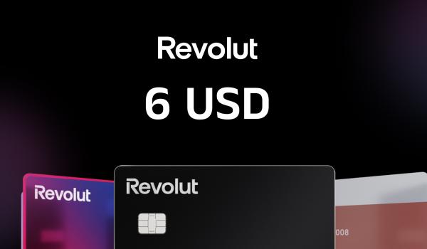 Revolut Gift Card 6 USD