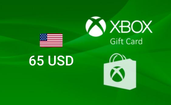 XBOX Live Gift Card 65 USD