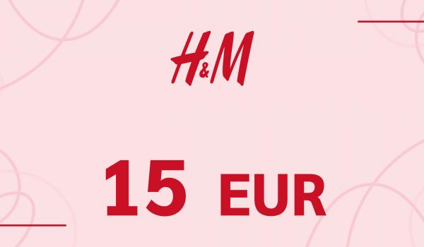 H and M Gift Card 15 EUR