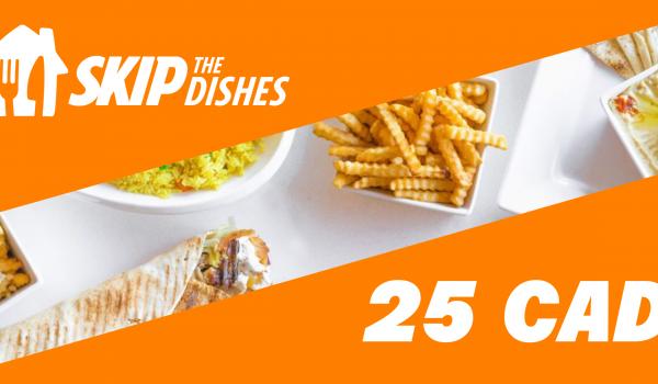 SkipTheDish Gift Card 25 CAD