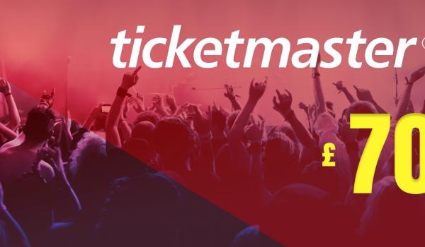Ticketmaster Gift Card 70 GBP