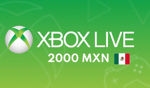 XBOX Live Gift Card 2000 MXN