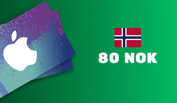 Apple iTunes Gift Card 80 NOK
