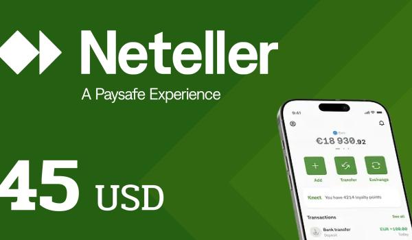 Neteller Gift Card 45 USD