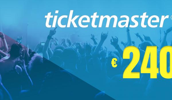 Ticketmaster Gift Card 240 EUR