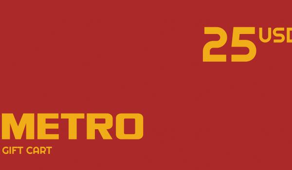 METRO Gift Card 25 USD