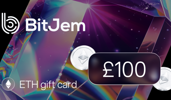 BitJem ETH Gift Card 100 GBP