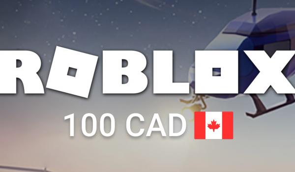 Roblox Gift Card 100 CAD