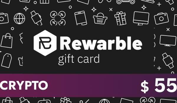Rewarble Crypto Gift Card 55 USD